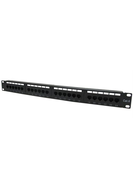 CAT6 1u 24 Port Modüler Dolu Patch Panel COD624