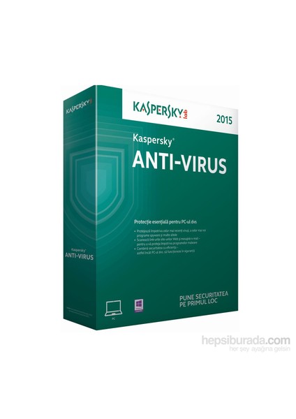 Antivirüs 2015 Türkçe 4 Kullanıcı 1 Yıl