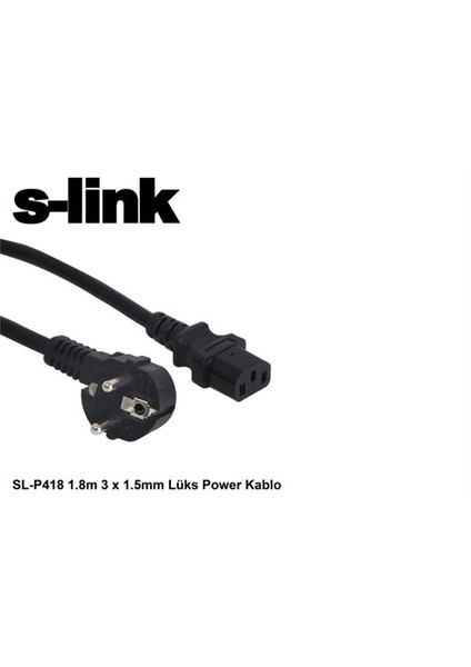 Sl-P418 1.8M 3 X 1.5Mm Power Kablo