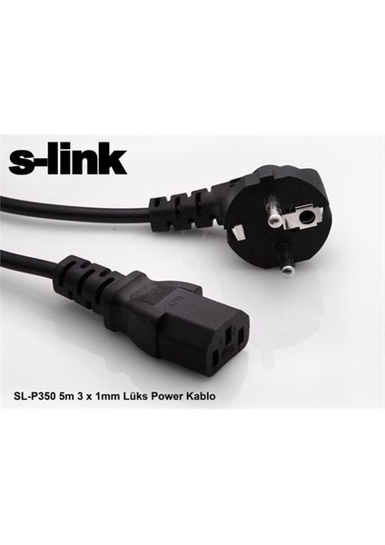 Sl-P350 5M 3 X 1Mm Lüks Power Kablo