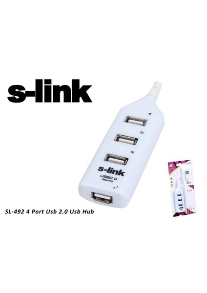 Sl-492 4 Port Usb 2.0 Usb Hub