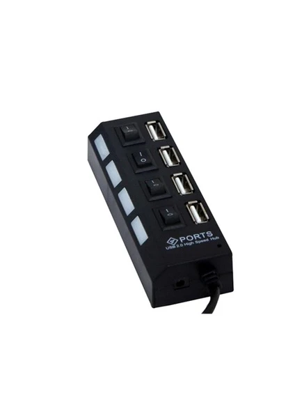 Sl-445 4 Port Usb 2.0 Siyah Usb Hub