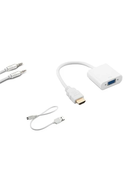 Sl-Hvs13 Hdmı To Vga + Audio Micro Usb Çevirici