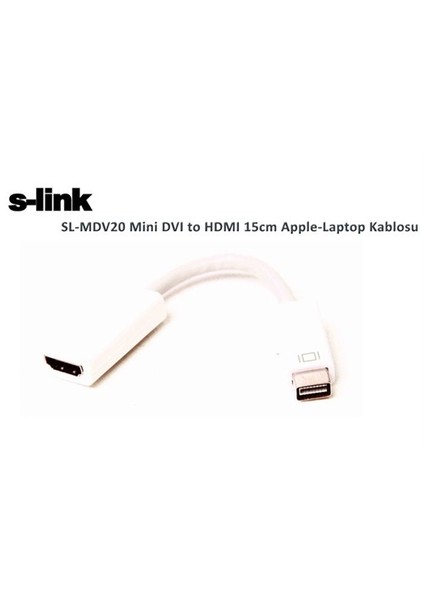 Sl-Mdv20 Mini Dvı To Hdmı 15Cm Apple Laptop Kablosu
