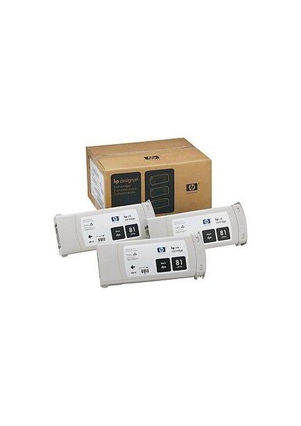 C5066a (81) 3 Lu Paket 680-Ml Sıyah Boya Kartusları