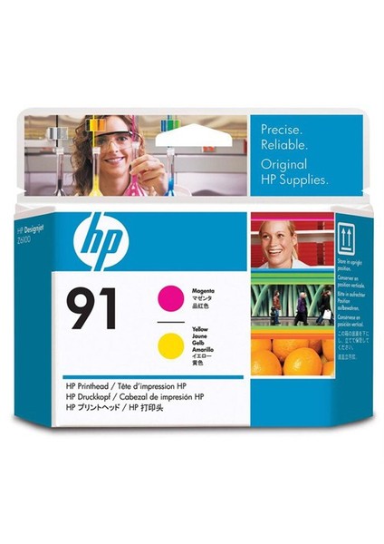 Hp C9461a (91) Kırmızı Ve Sarı Baskı Kafası