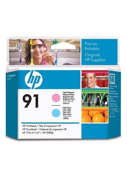 Hp C9462a (91) Acık Kırmızı Ve Acık Mavı Baskı Kafası