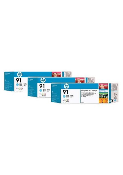 C9486a (91) 3 Lu Paket 775-Ml Acık Mavı Pıgmentlı Murekkep Kar