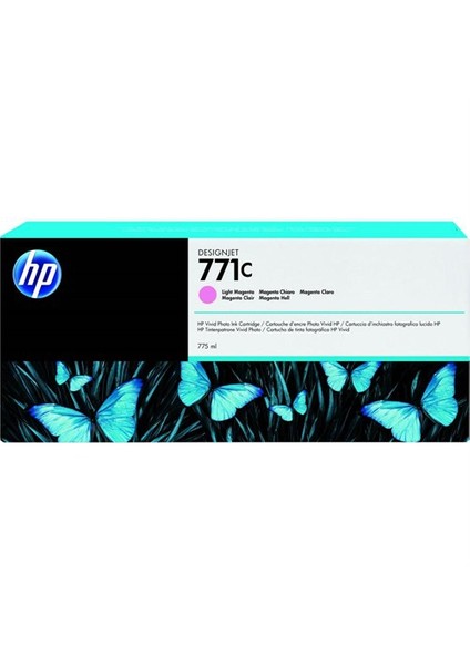 B6y11a (771C) 775-Ml Acık Macenta Desıgnjet Murekkep Kartusu