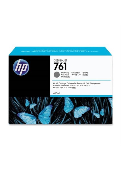 Hp Cm996a (761) 400-Ml Koyu Grı Desıgnjet Murekkep Kartusu