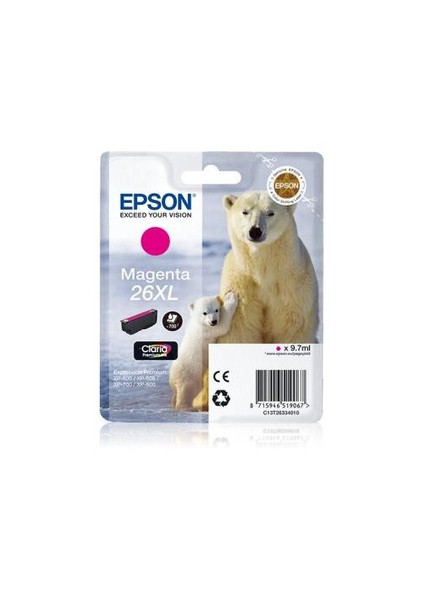 C13t26334020 Magenta-26Xl-Exprss Prm Xp-600, Xp-700,Xp-800