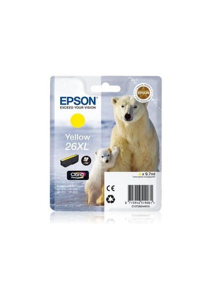 C13t26344020 Yellow-26Xl-Exprss Prm Xp-600, Xp-700,Xp-800