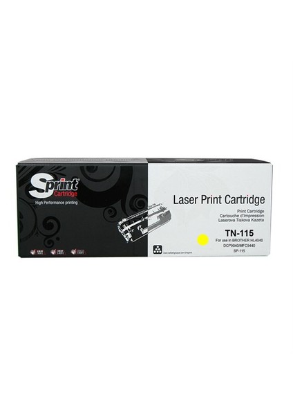 S Print Brother Tn-115 Y(Hl-4040/9040/9440/Tn115-155-135-175 )