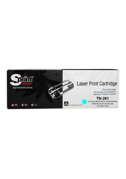 S Print Brother Tn-261C (Hl-3140/3150/9140/9330/(Tn-221-241-251-261-291)