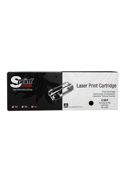 Sprint Oki C301/321Dn Siyah Toner