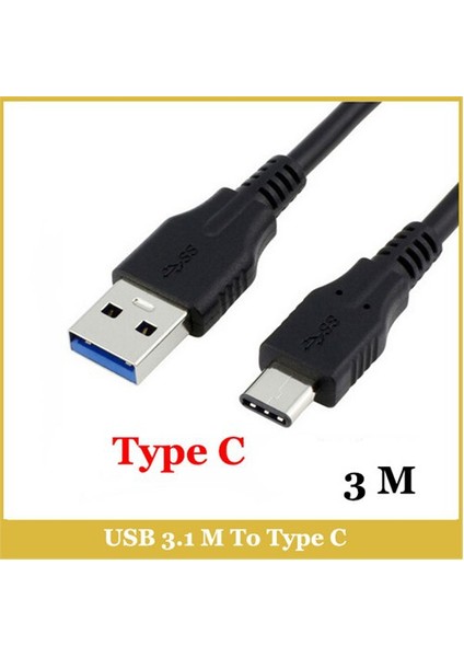 Usb 3.1 Am / Cm Od4.2 Siyah - 3M