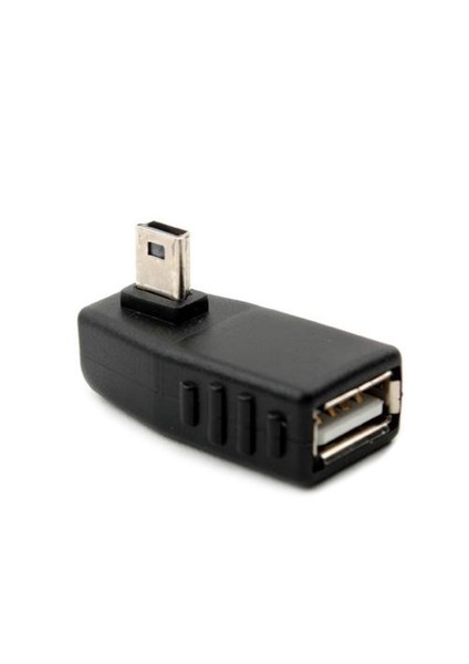Usb Af To Mını 5P Male Right 90° Adapter