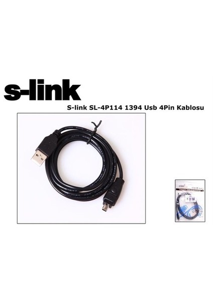 Sl-4P114 1394 Usb 4Pin Kablosu