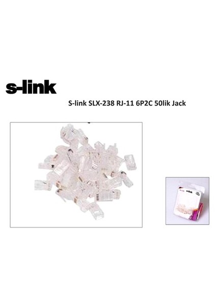 Slx-238 Rj-11 6P2c 50Lik Jack