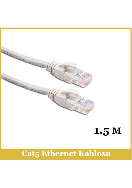 Cat5e Network Kablo Od5.5 7/0.12 Cl*8C - 1,5M