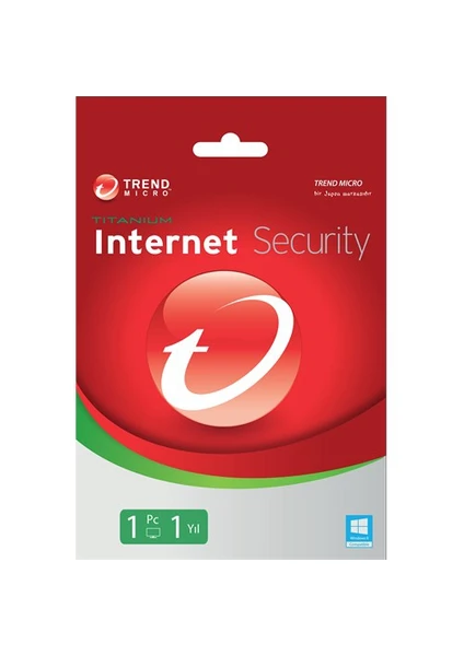 Trend Micro Titanium Internet Security 1 Kullanıcı 1 Yıl (TI00239886D)