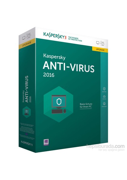 Antivirüs 2016 4 Kullanıcı 1 Yıl