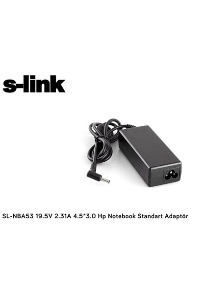 SL-NBA53 19.5V 2.31A 4.5*3.0 Hp Notebook Standart Adaptör