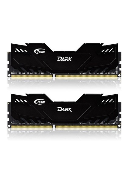 8GB (2x4GB) 2400MHz DDR3 Overclocking Dark Series Oyuncu Soğutuculu Dual-Channel Ram Bellek (TM3D240042BLK)