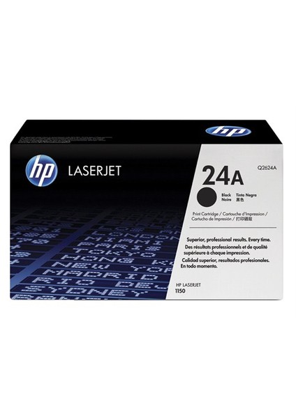 24A 2500 Sayfa Kapasiteli Siyah Toner Q2624A