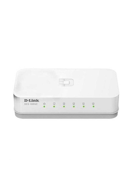 D-LINK 5 PORT 10/100 MBPS YÖNETİLEMEZ PLASTİK SWITCH DES-1005C