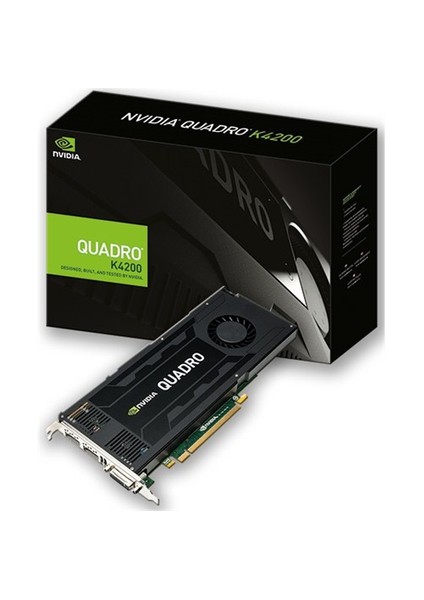 Nvidia Quadro K4200 4GB 256Bit DDR5 (DX11) PCI-E 2.0 Ekran Kartı (VCQK4200-PB)