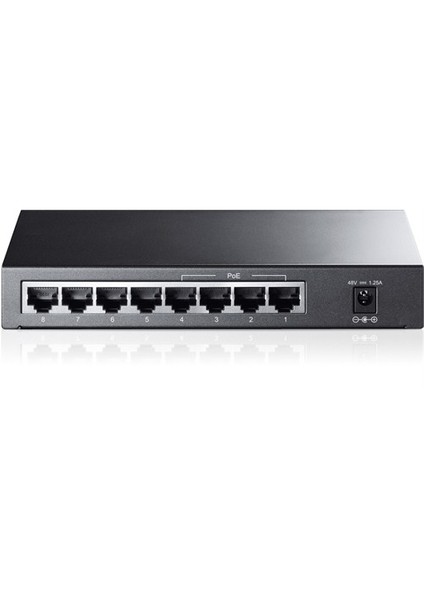 TL-SF1008P, 8-Port 10/100Mbps Tak ve Kullan dahili 4 Port POE Destekli Switch