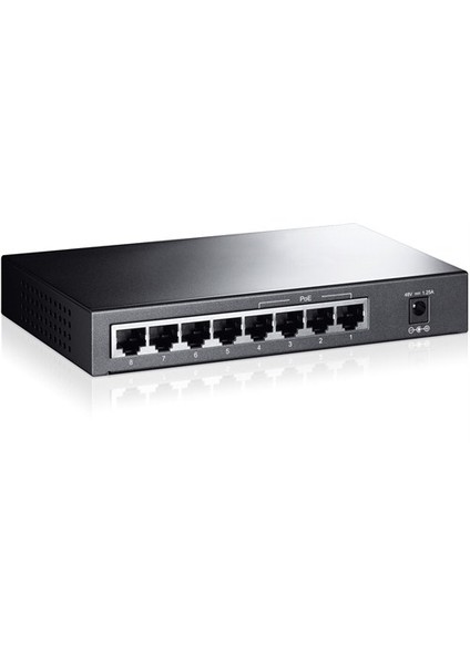 TL-SF1008P, 8-Port 10/100Mbps Tak ve Kullan dahili 4 Port POE Destekli Switch