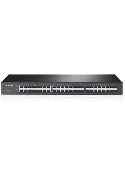 TL-SG1048, 48-Port 10/100/1000Mbps % 70 Enerji Tasarruflu 19" Çelik Kasa Rackmountable Gigabit  Switch