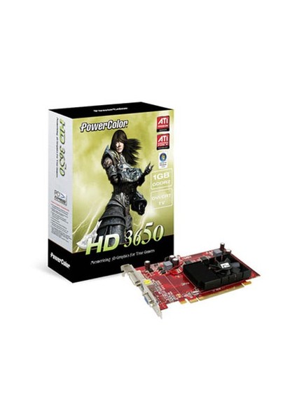 Ati HD3650 1GB 128Bit GDDR2 (DirectX 10.1) CRT DVI PCI-E x16 2.0 Ekran Kartı