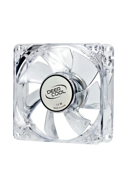 Deep Cool XFAN 80L/B Mavi Ledli 80mm Kasa Fanı