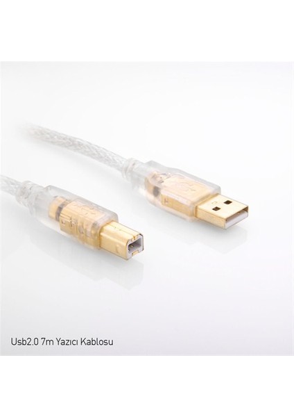 SLX-330 USB 2,0 Yazıcı Kablosu 7M