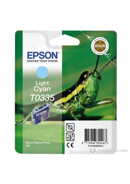 C13T033540 / T0335 Açık Mavi Kartuş