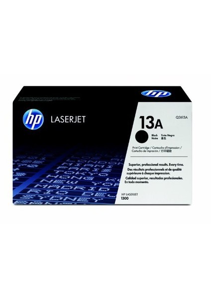 13A 2500 Sayfa Kapasiteli Siyah Toner Q2613A