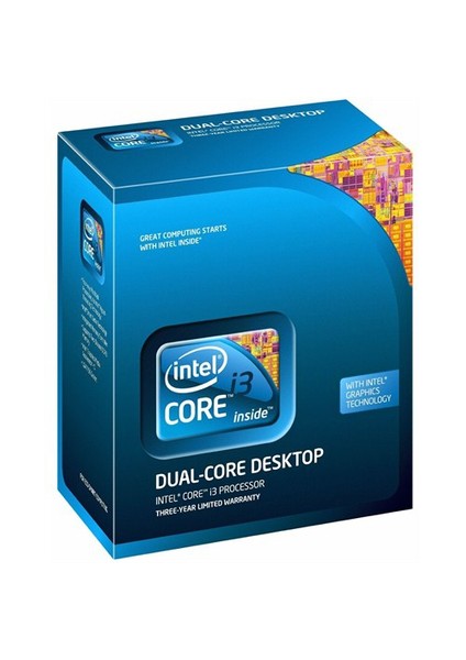 Core i3 530 2,93 GHz 4 MB Cache 1156 Pin İşlemci