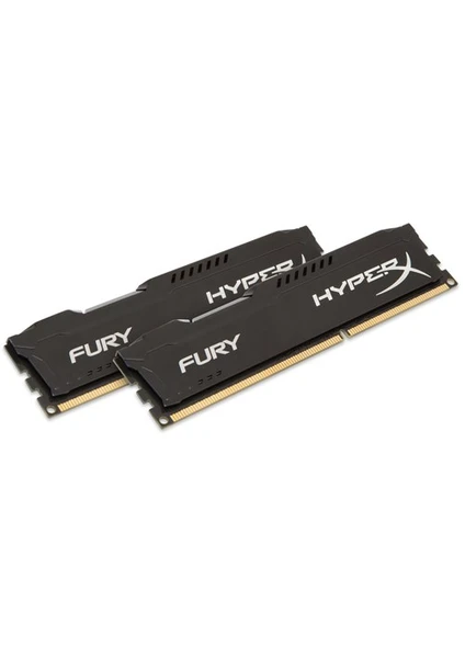 HyperX Fury Black 16GB(2x8GB) 1600MHz DDR3 Ram (HX316C10FBK2/16)