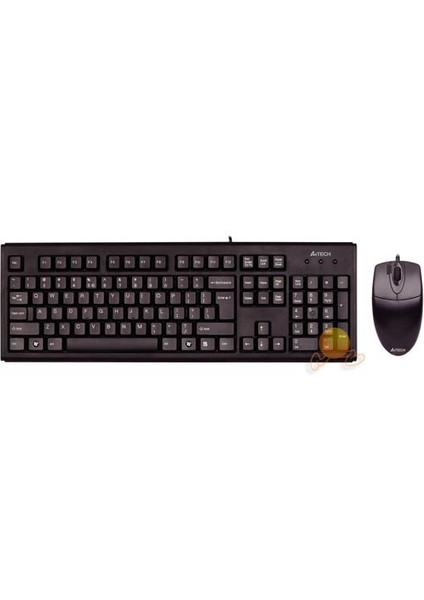 A4 Tech KM-72620D Q-TR PS/2 Standart KLAVYE+2X Optik Mouse