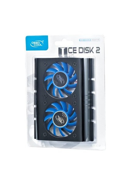 Deep Cool IceDisk 2 HDD 60x60x12mm (2 adet) Fanlı Hard Disk Drive Soğutusucu