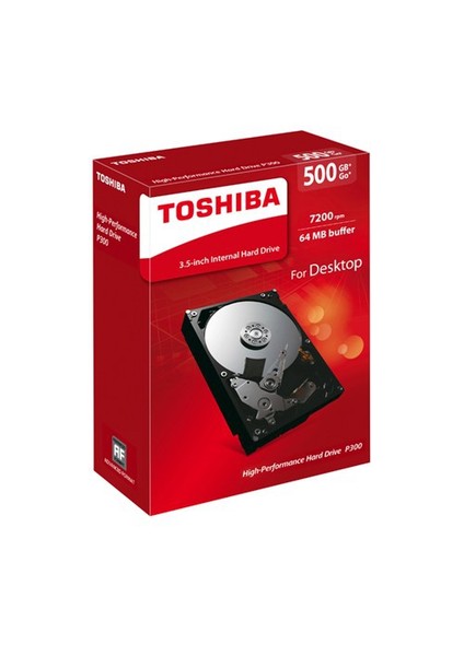 P300 500GB 7200RPM Sata 3 64MB 3.5" Sabit Disk  HDWD105EZSTA