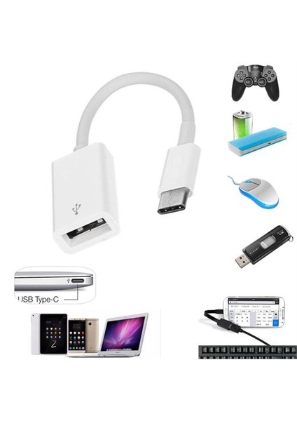 CoverZone Type C To Usb Otg Dönüştürücü Aktarım Kablosu