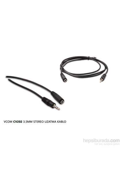 Cv202 3.5Mm 3Mt Stereo Uzatma Kablo