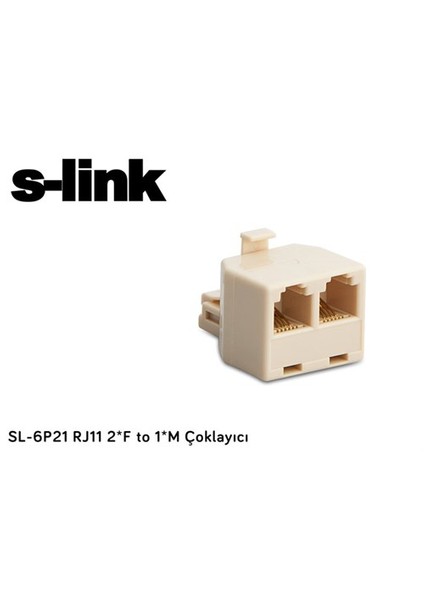 Sl-6P21 Rj11 2*F To 1*M Çoklayıcı