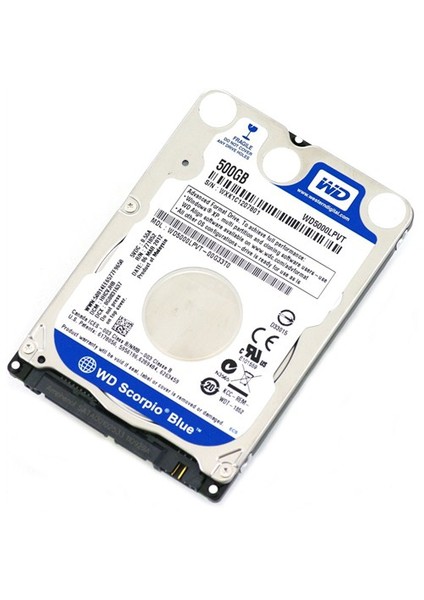 Scorpio Blue 500 GB Sata 2.5" Sabit Disk WD5000LPVT