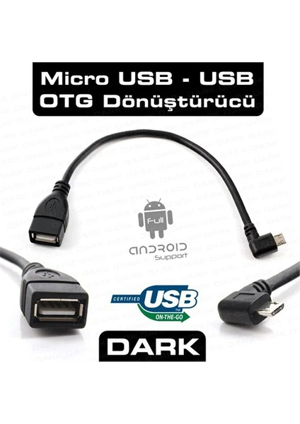 Micro USB - USB Dönüştürücü Tablet için OTG Kablo (DK-CB-USB2MICROTG)