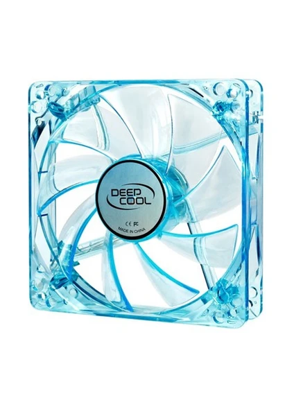 Deep Cool XFAN 120UB/B Mavi Ledli 120mm Kasa Fanı